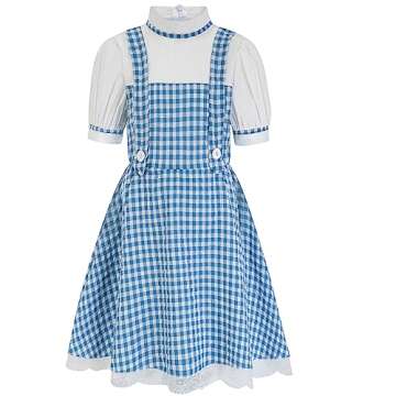 HMPRT Dorothy Costume for Girls,Kids Halloween Wizard Of Oz Book Storybook Character Costumes Dress ...