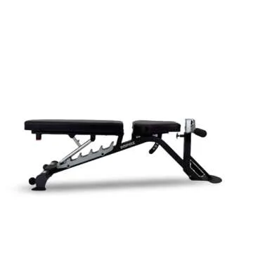 Inspire Fitness SCS Weight Bench - Adjustable Flat Incline Decline Bench with Leg Lock - Exercise Bench - Weight Bench Adjustable