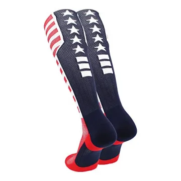 TCK Elite USA Flag Patriot Knee High Sports Socks