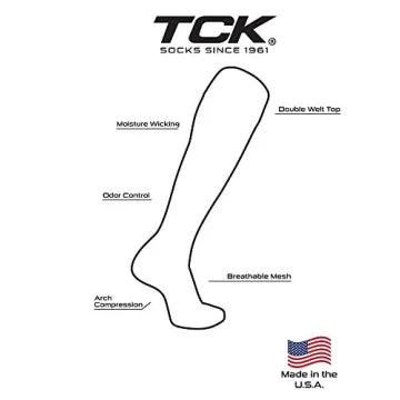 TCK Elite USA Flag Patriot Knee High Sports Socks