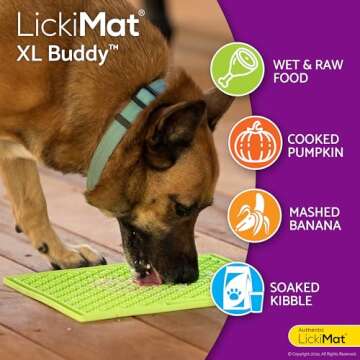 LickiMat X Large Breed Buddy Dog Lick Mat for Peaceful Moments