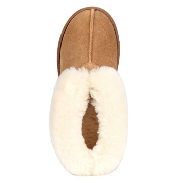 PAMIR Women's Sheepskin Boot Slippers for Ultimate Comfort
