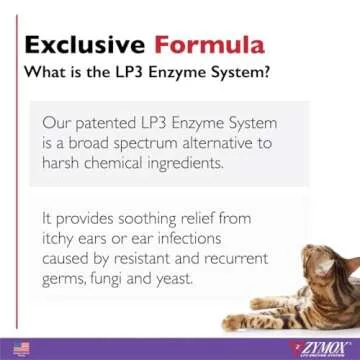 Zymox Advanced Enzymatic Ear Wipes for Dogs and Cats - for Dirty, Waxy, Smelly Ears - Premium Strength Ear Cleaner Wipes - Non-Irritating - Hypoallergenic - 100 ct