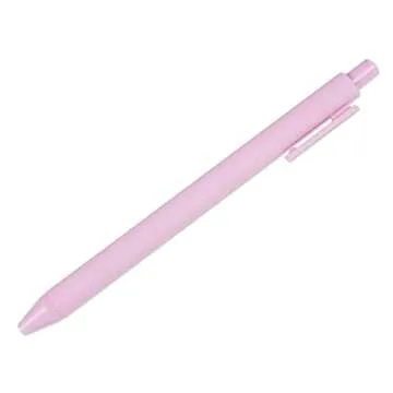 U-RIGHT 12 Pcs Gel Ink Pens Black Ink 0.5 mm Fine Point Smooth Writing Cute Pens for Office School (Light Pink)