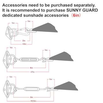 SUNNY GUARD Sun Shade Sail 6.5' x 10' Rectangle Cream UV Block Sunshade for Backyard Yard Deck Patio Garden Outdoor Activities and Facility(We Make Custom Size)