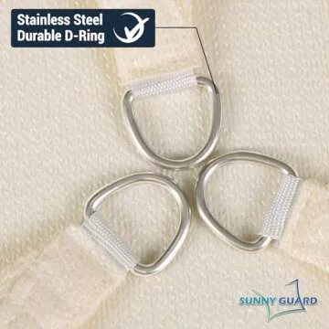 SUNNY GUARD Rectangle Sun Shade Sail Custom Size Available