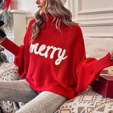 Funny Merry Christmas Sweater for Women 2024