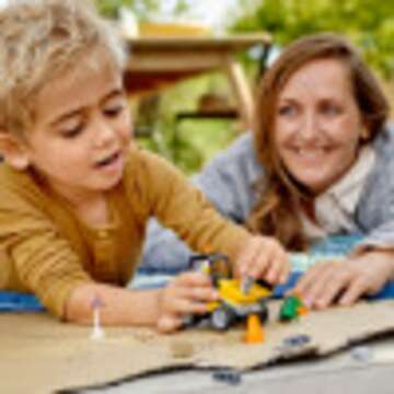 LEGO City Roadwork Truck Building Kit for Kids