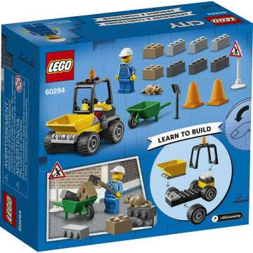 LEGO City Roadwork Truck Building Kit for Kids