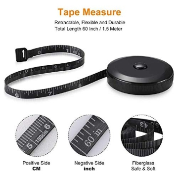 98cm Dual Sided Soft Tape Measure Set for Sewing
