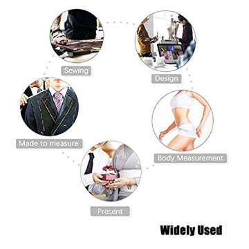 98cm Dual Sided Soft Tape Measure Set for Sewing