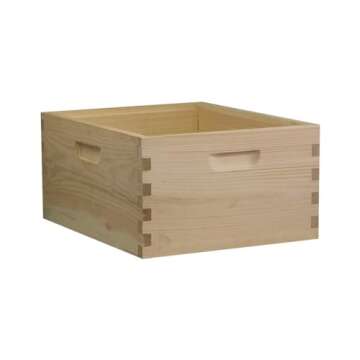 Amish Langstroth Bee Box with Frames and Foundations