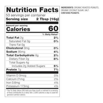 PBfit 30 Ounce Organic Peanut Butter Powder, Powdered Peanut Spread from Real Roasted Pressed Peanuts, 7g of Protein 7% DV, Gluten-Free, 60 calories, 87% less fat (Pack of 1)
