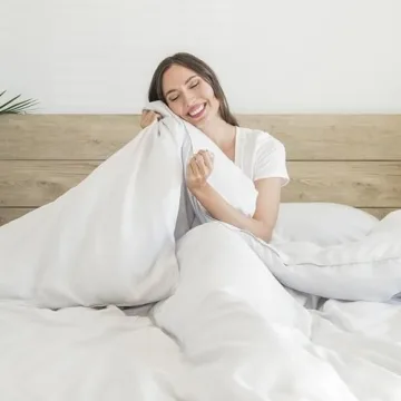 Olive + Crate Eucalyptus Cooling Duvet Cover for Comfort