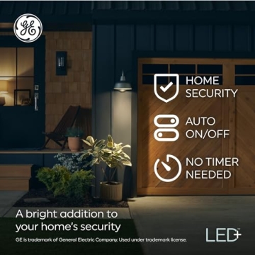 GE LED+ Dusk to Dawn Bulbs - Automatic Outdoor Security Lights