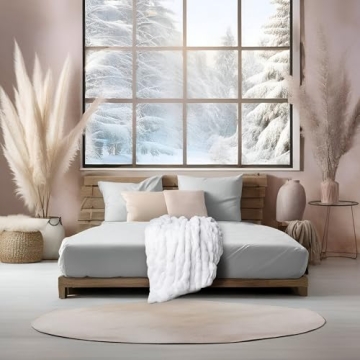 Elegant Faux Rabbit Fur Throw Blanket - Luxury Concepts 50" x 60"