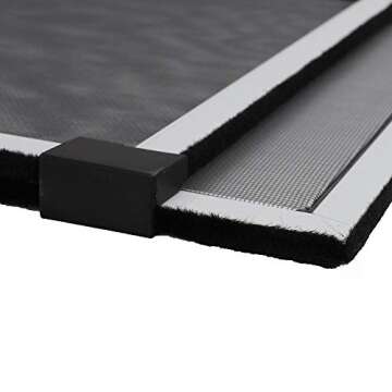 FLYZZZ Adjustable Sliding Window Screen - 28-52 Inch Wide