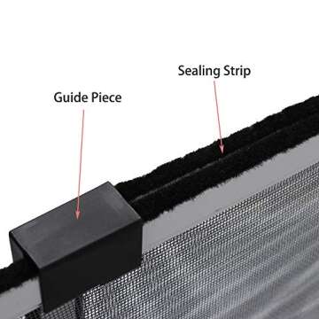 FLYZZZ Adjustable Sliding Window Screen - 28-52 Inch Wide