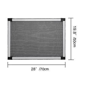 FLYZZZ Adjustable Sliding Window Screen - 28-52 Inch Wide