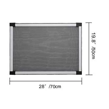 FLYZZZ Adjustable Sliding Window Screen - 28-52 Inch Wide