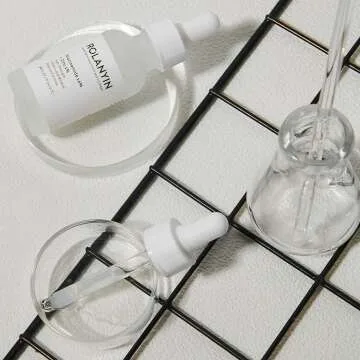 ROLANYIN Niacinamide 10% + Zinc 1% Serum for Oil Control and Acne Treatment AND ROLANYIN Hyaluronic Acid 2% + B5 30ml Hydration Support Formula with Ultra-Pure Vegan Hyaluronic Acid and Vitamin B5