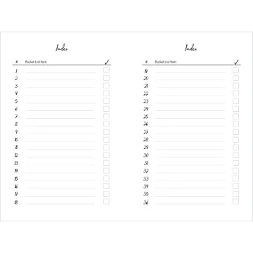 Couples Bucket List Journal for Adventures Together