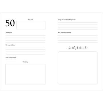 Couples Bucket List Journal for Adventures Together