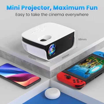 Outdoor Mini Projector for Ultimate Home Theater Fun