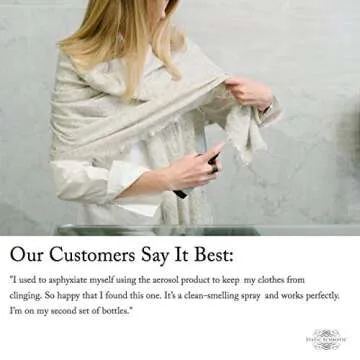 Static Schmatic for Clothing (Set of 2), Natural Static Cling Remover, Static Spray for Clothes, Anti-static Spray, Travel Size Anti Static Spray, Static Cling Spray, (Set of 2, 3 oz bottles)