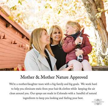 Static Schmatic for Clothing (Set of 2), Natural Static Cling Remover, Static Spray for Clothes, Anti-static Spray, Travel Size Anti Static Spray, Static Cling Spray, (Set of 2, 3 oz bottles)