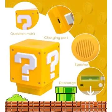 Super Bros Illusion Night Light - Perfect for Kids & Gamers