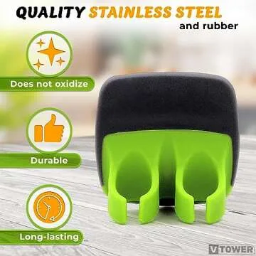 Finger Grip Vegetable Peelers for Kitchen - Carrot Peeler, Potatoes Peeler, Palm Peeler - Silicone Veggie Peeler for Kitchen Fruit Peeler Kitchen Peeler - Potato Peeler Hand Peeler Finger Peeler