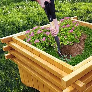 Durable 28-inch Round Shovel for Kids and Adults