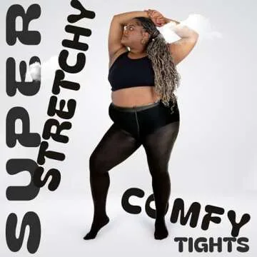 Comfortable Plus Size Opaque Tights for Women