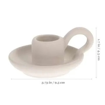 DOITOOL Ceramic Candle Holders for Home Decoration