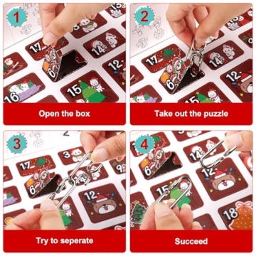 Advent Calendar 2024 with 24 Engaging Brain Teasers
