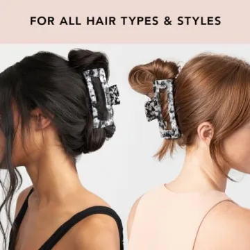 Kitsch Jumbo Claw Clip for Thick Hair - Stylish & Durable