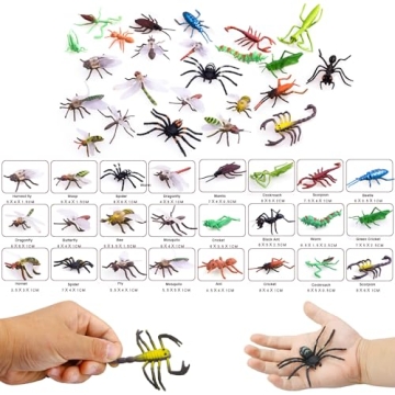 Realistic Insect Bug Toys for Kids Educational Party Favors