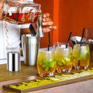 Cocktail Picks 16Pcs Stainless Steel Drink Sticks