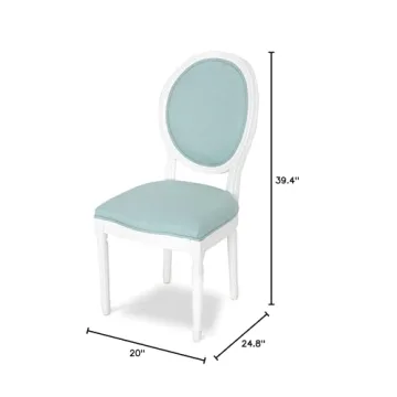 Phinnaeus Dining Chairs Set - Light Blue Comfort & Style