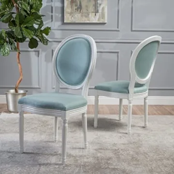 Phinnaeus Dining Chairs Set - Light Blue Comfort & Style