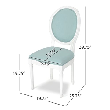 Phinnaeus Dining Chairs Set - Light Blue Comfort & Style