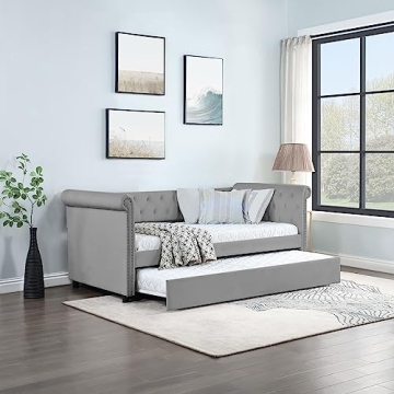 Rosevera Adrie Elegant Linen Daybed for Comfort and Style