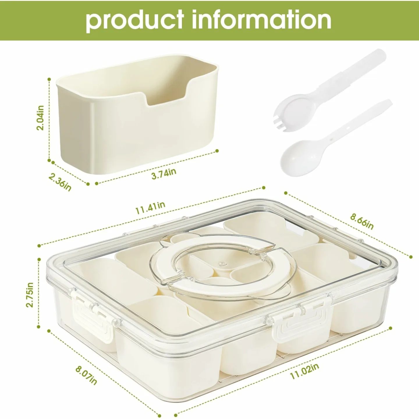 Snackle Box for Portable Candy, Fruit & Treats