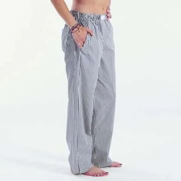 Comfortable Y2K Striped Pajama Pants for Women