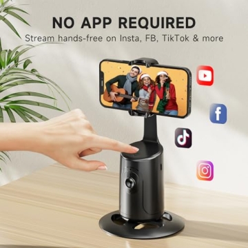 Auto Face Tracking Tripod for Hands-Free Shooting