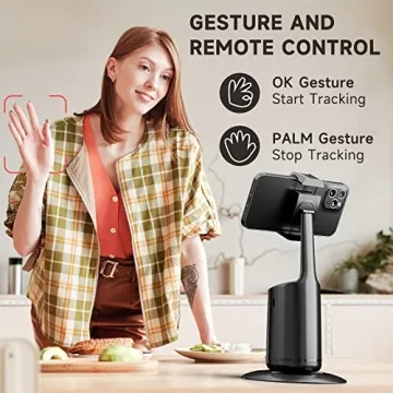 Auto Face Tracking Tripod for Hands-Free Shooting