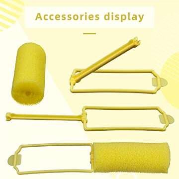 Hair Rollers,24 Pieces Foam Sponge Rollers for Hair,Soft Sleeping Hair Curlers for Hairdressing Styling(Large x 8,Medium x 8,Small x 8)