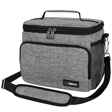 OPUX Insulated Lunch Bag for Men Women, Soft Lunch Box for Office Work School Picnic, Leakproof Lunc...