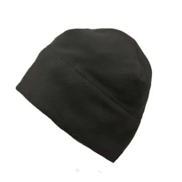 M MCGUIRE GEAR GI Style Polartec 100 Fleece Watch Cap Beanie (Black)